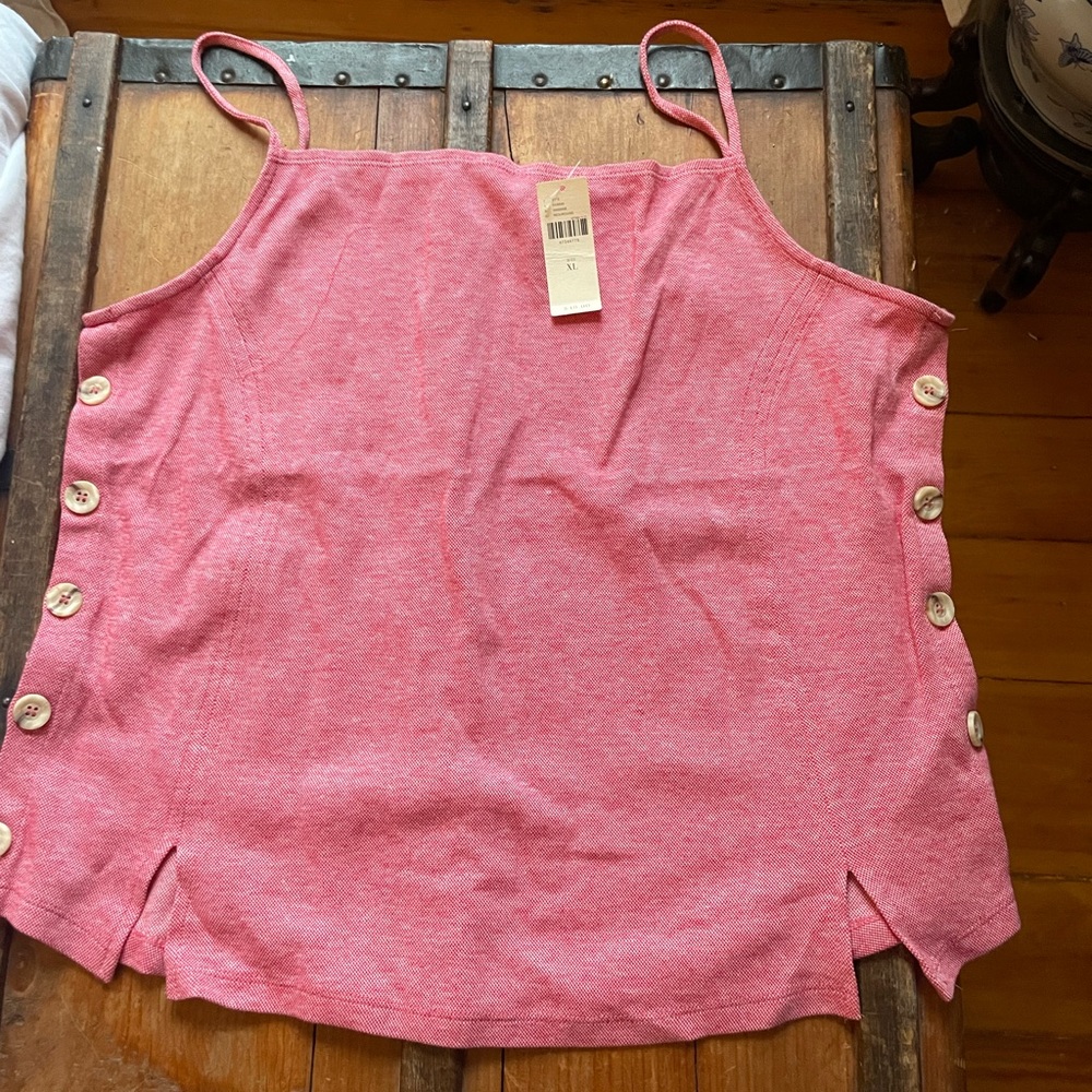 NWT Anthropologie Meadow Rue Pantengo Button Tank